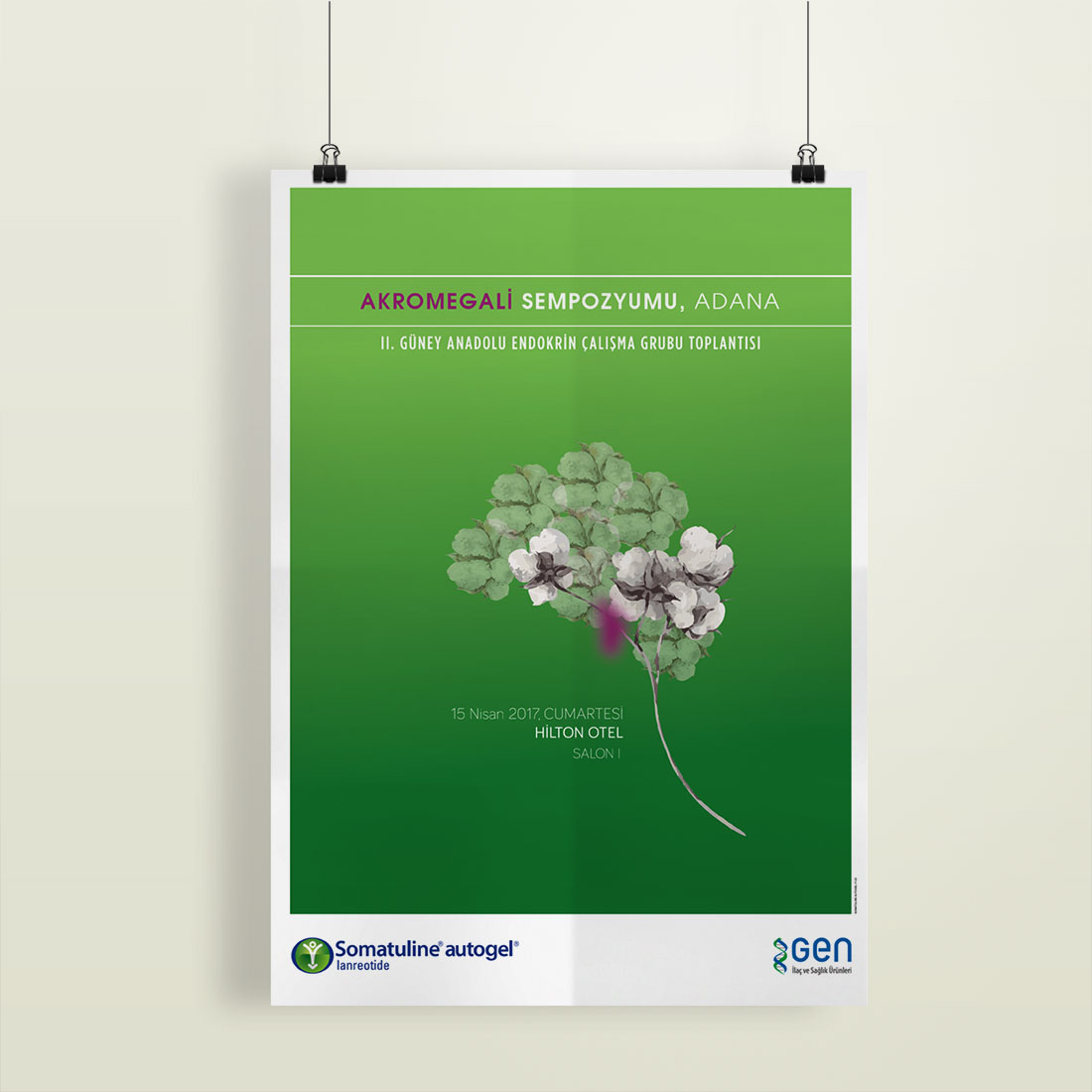 GEN İLAÇ ADANA TOPLANTI AFİŞİ